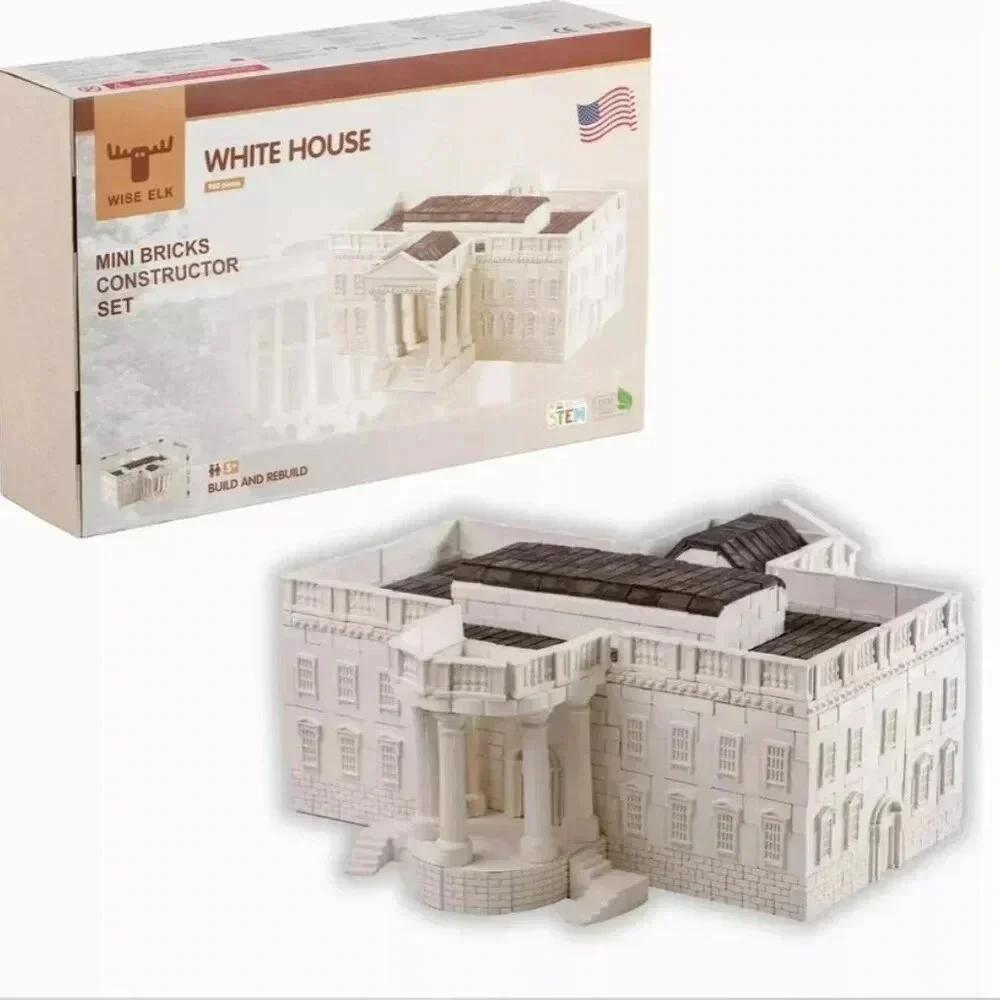 NEW White House Mini Brick Building STEM Construction Set * Made in Ukraine